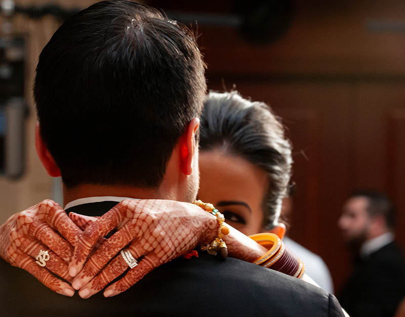 Henna Hands and Rings: Bride and Groom First Dance