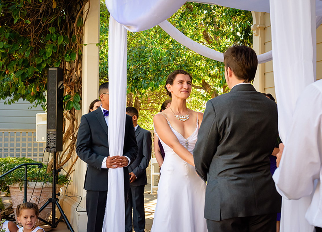 Wedding Ceremony, Outside, Preservation Park