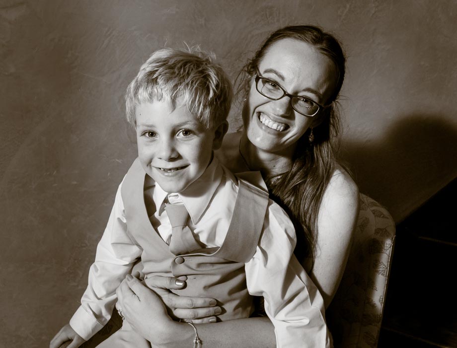 Bride and Ring Bearer